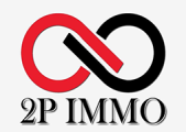logo agence immobilière 2P IMMO Réunion