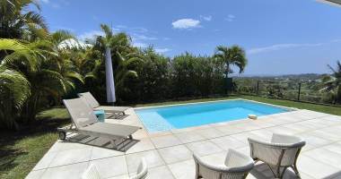 villa  f5 avec piscine vue mer