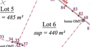 (lot 6) À saint-louis, terrain de 440 m2 à vendre 133 000 €