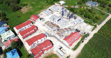 limite abymes et  morne a l'eau programme neuf de 44 logements type villas mitoyennes type f3 et f4