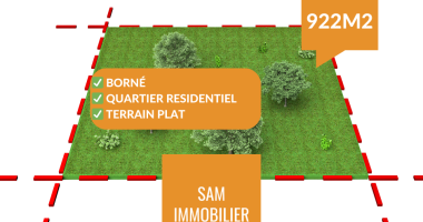 terrain 922m2 saint-andré