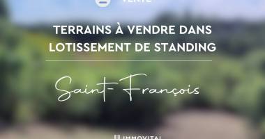 opportunite terrain de 1018 m2 dans lotissement de standing