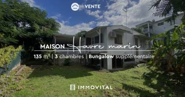 'havre marin' maison familiale avec vue mer et bungalow - basse-terre