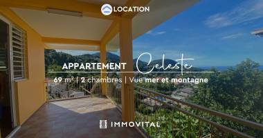 appartement t3 vue mer et montagne