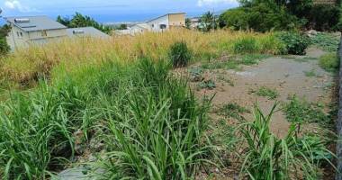 superbe terrain constructible de 946 m2 avec vue mer à trois mares le tampon
