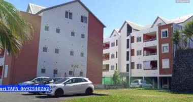 apt t2 loué de 53,61 m2 habitable avec terrasse ( 0692540262 henri tafa)
