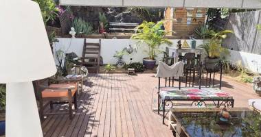 f3/4 grande terrasse et jardinet à boucan