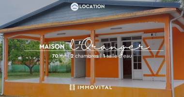 À louer   maison individuelle t3   quartier campêche, anse-bertrand