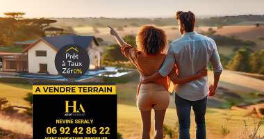 terrain saint benoit 414 m2 - lieu-dit : bourbier les bas
