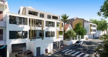 appartement t3 en rez de jardin dans residence standing - centre-ville st pierre