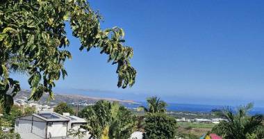  À vendre – terrain 557 m² + maison à démolir ou rénover – plaine saint-paul – vue mer 