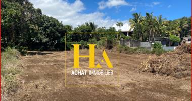 saint pierre - chemin diagonale terrain plat de 357m²