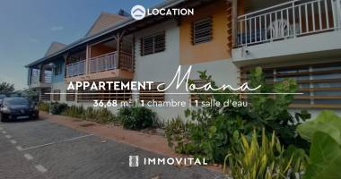 appartement t2 vide - le moule, coin calme