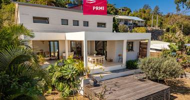 le ruisseau / saint-paul :  maison t4 contemporaine, vue mer dans les hauteurs