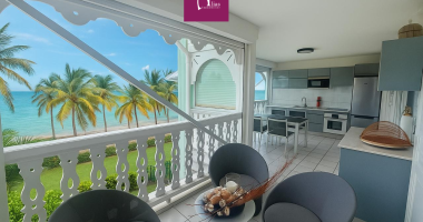 a vendre t2 haut standing 60 m2 vue mer et accès plage direct   saint-franÇois