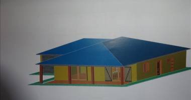 lamentin routa. maison t4 a construire sur terrain de 400m2. proche nationale. secteur tres calme. 210 ...